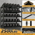 thumbnail image 2 of TrumanPick Storage Shelves 2500LBS Metal Wire Shelving Units Garage Storage Rack 48"W x 24"D x 72"H Heavy Duty Adjustable Industrial Shelving, 2 of 10