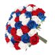 thumbnail image 3 of 50 Pcs Realistic Artificial Red Blue White Roses for Memorial Day Table Centerpiece Decoration, 3 of 4