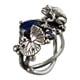 thumbnail image 1 of Moda Retro Personalidad Rana Anillo Mascota Anillo de Plata para Mujeres y Hombres, 1 of 2
