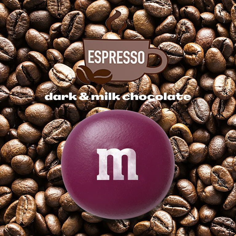 M&M'S Milk & Dark Chocolate Espresso Christmas Candy, Share Size