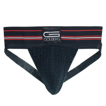 Golberg Pitch Black Premium Athletic Supporter - XS to XXL - Sizes Fits Waists from 24" to 58"