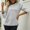 Gray, variant on Ahabrexf Women's Casual Fashion Color Contrast Knitted Pullover Long Sleeve Round-Neck Sweater