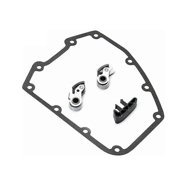 Motorcycle Cam Chain Tensioner Outer & Inner Complete Kit with Guide & Cover Gasket for Twin 1999-2006