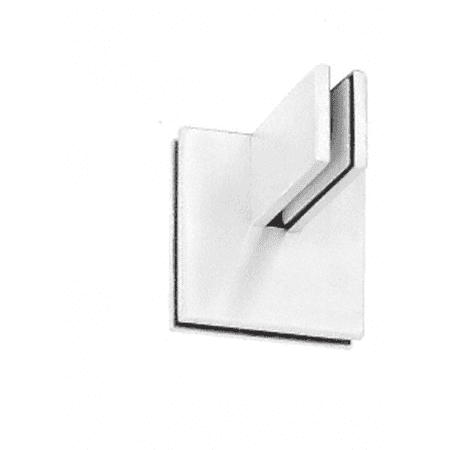 

CRL PH81A Satin Anodized Patch Connector with Support Fin Bracket