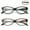 2 Packs- Black & Brown Tortoise, variant on Newbee Fashion Cateye Clear Lens Glasses for Women Cat Eyes Frame with Spring Hinge