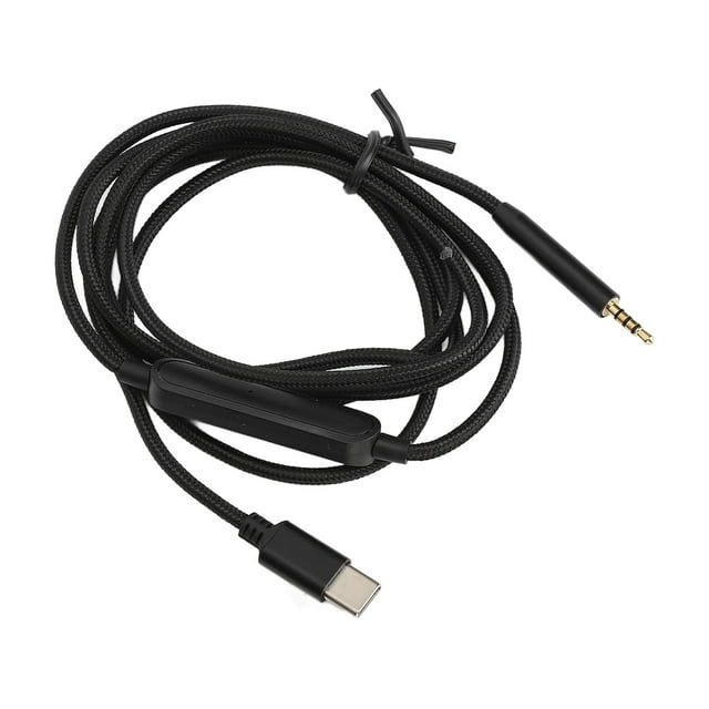 Cable Auxiliar De 2,5 Mm A USB C, Evita Enredos Reemplazo Silencioso Cable De 2,5 Mm A Tipo C Para QC45 Para OE2