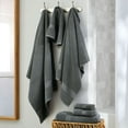 thumbnail image 3 of Better Homes & Gardens Signature Soft Cotton Popcorn Textured 6 Piece Bath Towel Set,Grey Flannel, 3 of 16
