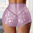 thumbnail image 2 of Panties for Women,Elegant Everyday Panties Lace Comfort Underwear Seamless Fit Soft Breathable Fabric All Day Wear,Womens Underwear,Purple,S, 2 of 4
