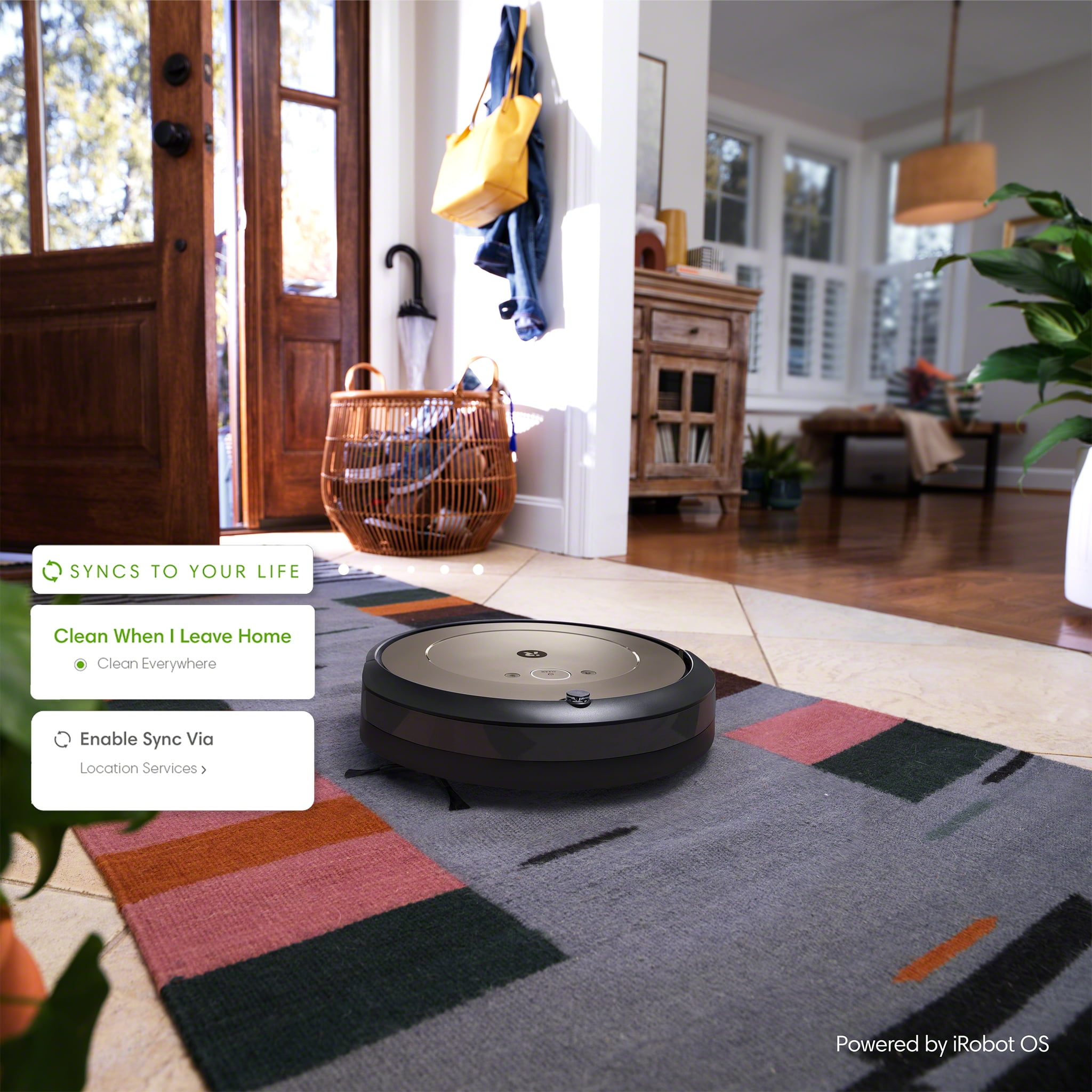 Refurbished iRobot i1 Plus Self-Emptying Wi-Fi Connected Robot Vacuum -  Black/Brown - Excellent