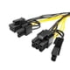 thumbnail image 2 of Convertidor de alta eficiencia 12v 8pin a dual 8pin6p + 2p) cables extensor Feliz Sencillez, 2 of 5