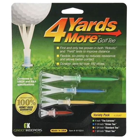 Accelerated Golf 4 Yards More Multi Golf Tees New