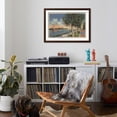 thumbnail image 4 of Art.com St. Petersburg, FL - View of Coffee Pot Bayou & Isle Art Print by Lantern Press, Brown Frame Wall Art, 44" x 32", 4 of 5