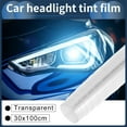 thumbnail image 2 of Película de Tinte para Faros y Luces Traseras Unique Bargains, Cubierta de Vinilo para Luz de Niebla del Coche Frontal y Trasero 39.37"x11.81", 1 Pc, 2 of 7