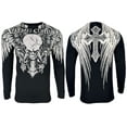 thumbnail image 2 of Xtreme Couture by Affliction Men's Thermal Shirt Dagger, 2 of 8
