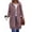 Dusty Pink, variant on Zeagoo Women's Zip Up Hoodies Long Sleeve Long Tunic Sweatshirts Oversized Fleece Casual Fall Jacket Coat with Pocket