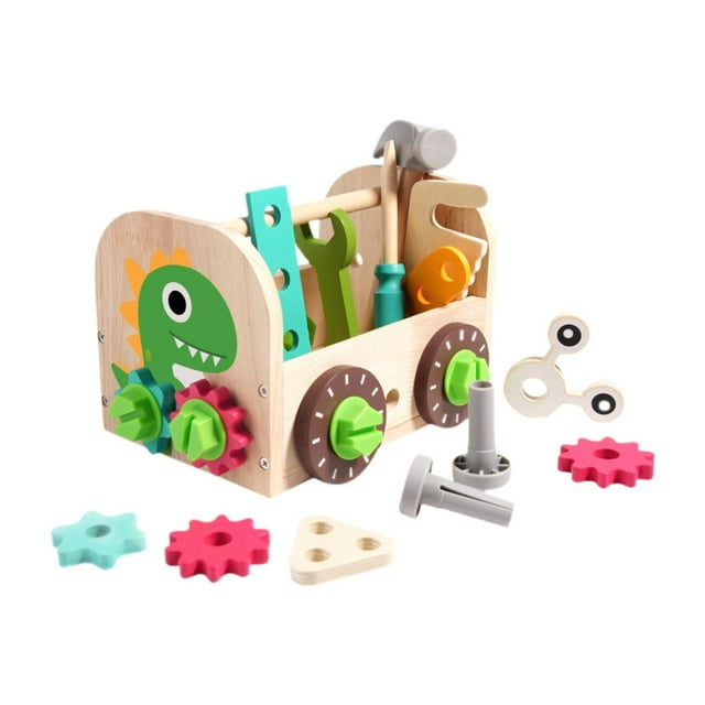 Siruishop Kids Tool Set Educational Workbench Pretend Play for 2 3 4 5 6 Year Old Gift