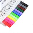 thumbnail image 2 of Double-headed Watercolor Pen Kit with Soft-tip & Needle Tip 12/24/36 Color Water-based Painting Pen Set for DIY Craft New, 2 of 2