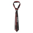 thumbnail image 7 of Men'S Firefighter Firefighting Flag Fashion Business Wedding Neckties Ties, 7 of 7