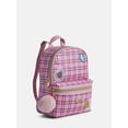 thumbnail image 2 of Justice Girls Pocket Mini Backpack, Pink Plaid, 2 of 11