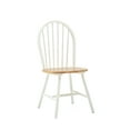 thumbnail image 4 of Boraam Windsor Farmhouse Dining Chair in Cream and Natural (Set of Two), 4 of 10