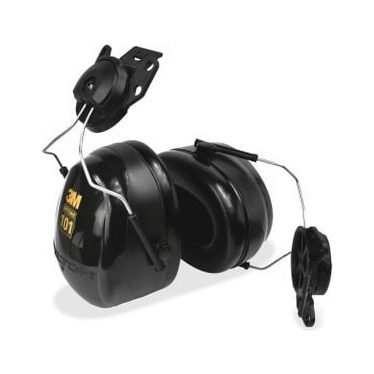 Peltor Optime Earmuff Cap-Mount Headset - Noise Protection - Foam, ABS Plastic, ABS Plastic - Black - Comfortable, Noise Reduction - 1 Each Peltor Optime Earmuff Cap-Mount Headset - Noise Protection - Foam, ABS Plastic, ABS Plastic - Black - Comfortable, Noise Reduction - 1 Each