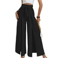 thumbnail image 3 of Yifymode Summer Beach Cover Up Pants for Women Flowy Pant Wide Leg Bathing Suit Coverup Swimsuit Palazzo with Slits, 3 of 6