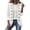 White, variant on Hzzrkos Women Casual Loose Print Lapel Neck Long Sleeve Ruffle Trim Button Front Denim Jacket Shacket Coat With Pockets Fashion Outerwear Layered Streetwear Cover Up Blue M