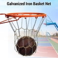 thumbnail image 3 of Heavy Duty Basketball Chain Net Replacement Galvanized Iron Basket Net, 3 of 6