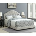 thumbnail image 4 of Home Fare Upholstered Camelback Queen Bed in Warm Grey, 4 of 6