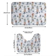 thumbnail image 3 of Yiaed Trains And Cactuse Print Bathroom Mat Set 2 Pieces Mat Anti-Skid Pad Ultra Soft and Absorbent Bathroom Bath Mat Contour Bath Rugs for Toilet Base, 3 of 6