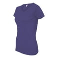 thumbnail image 2 of Ladies' V-Neck Fine Jersey T-Shirt, 2 of 5
