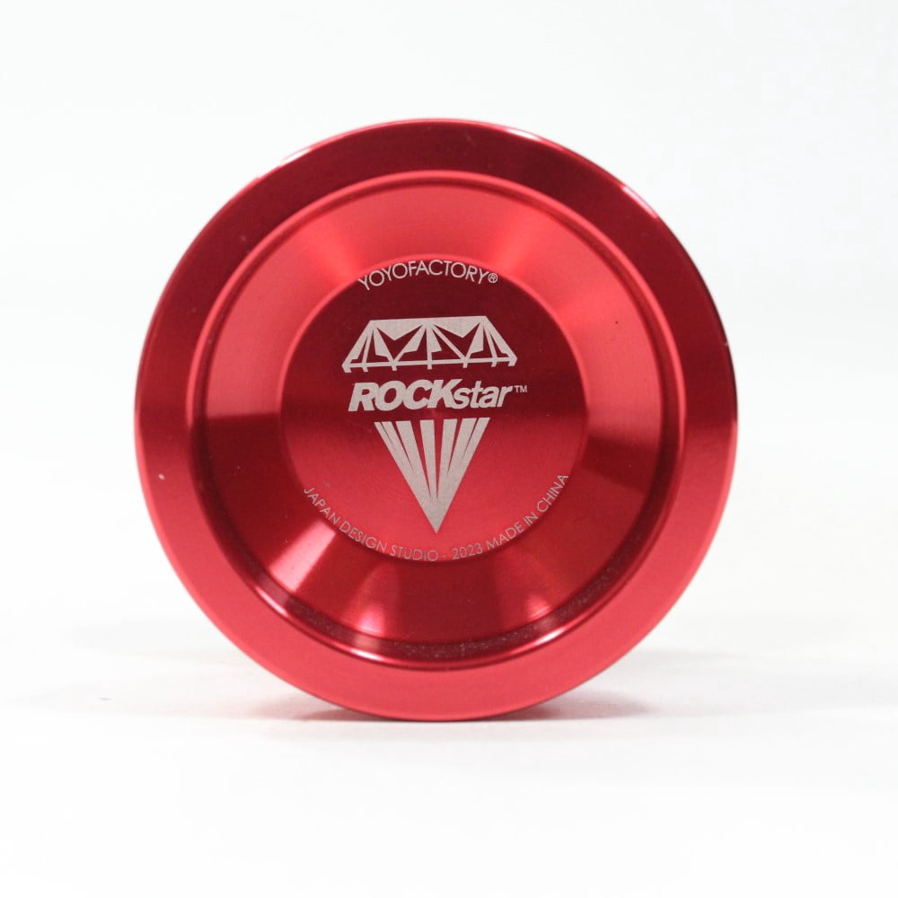 YoYoFactory JDS Rockstar Yo-Yo - Mono-Metal YoYo (Red)