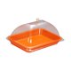 thumbnail image 4 of Cubierta transparente para soporte de tartas, tapa para postres, tapa multifuncional para servir, para exhibición de alimentos para uso en exteriores Naranja, 4 of 8