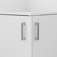 thumbnail image 4 of 12 - wine glass rack included / For wine lovers / Functional corner bar cabinet, 4 of 6