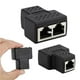 thumbnail image 3 of Divisor Hembra Rj45 De 1 A 2 Vías, Cable De Red Ethernet, Adaptador De Conector Doble, Acoplador De Puertos Para Estaciones De Acoplamiento De Portátiles Moyic  EL012164-00, 3 of 6