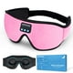 thumbnail image 1 of Auriculares para Dormir, Antifaz para Dormir 3D, LIGHTIMETUNNEL Auriculares para Dormir Lavables con Altavoces estéreo Ultrafinos Micrófono Manos Libres para Insomnio Viajes Rosa, 1 of 5