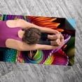 thumbnail image 5 of Chameleon Yoga Towels with Storage Bag, 72.8"x26.8", Suitable for Yoga, Pilates, Fitness, etc. - Yoga Towel, Yoga Mat Towel, 5 of 6
