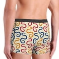 thumbnail image 3 of Goofa Snake Printed Men's Boxer Briefs Underwear, Moisture-Wicking Underwear, Trunk,Soft and Breathable Cotton Underwear-X-Large, 3 of 9