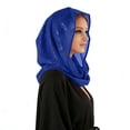 thumbnail image 3 of Fewfanhot Women's Sequin Infinity Scarf & Head Wrap, Solid Color Lightweight Shimmering Mesh Scarf for Party, Evening Wear and Everyday Fashion Versatile Accessory, 3 of 4