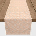 thumbnail image 3 of Creative Products Orange Quatre on Pink 16 x 90 Cotton Twill Table Runner, 3 of 3