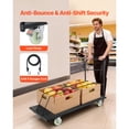 thumbnail image 5 of KFFKFF Easy Storage and Luggage Transport 2000 lbs Capacity Heavy Duty Platform Truck PH7003 Alloy Steel, 60 x 27.6 x 42.9 in, 5 of 9