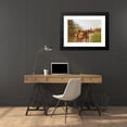thumbnail image 4 of Otto von Thoren 24x18 Black Modern Framed Museum Art Print Titled - Farmer with Team of Oxen, 4 of 5