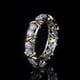 thumbnail image 4 of Anillo de joyería de cobre chapado en oro de color con circonita dividida, anillo de moda de lujo, joyería de moda, 4 of 5
