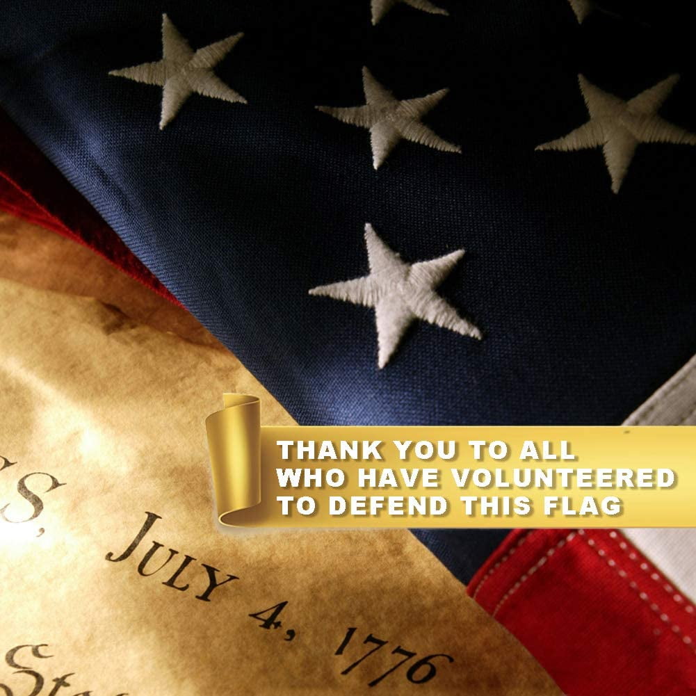American Flag 6x10 American Flag Outdoor Heavy Duty,Longest Lasting  6x10 American Flag Embroidered Stars Flags,Us Usa Flag 6x10 Stitched Stripes Outdoor American Flags Nylon