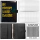 thumbnail image 5 of Carpeta con 100 sobres para ahorrar dinero, forma fácil y divertida de ahorrar $5050 con Negro Brillo Zulema Carpeta de desafíos de ahorro, 5 of 7
