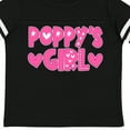 thumbnail image 4 of Inktastic Poppy's Girl Pink with Hearts Girls Toddler T-Shirt, 4 of 5