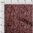thumbnail image 2 of oneOone Cotton Silk Maroon Fabric Abstract Sewing Material Print Fabric By The Yard 42 Inch Wide, 2 of 4