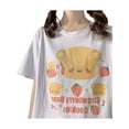 thumbnail image 2 of Kawaii Fashion Harajuku Style Pastel Gothic Clothing Crewneck Soft Cartoon Print Bear Cookies T-Shirt, 2 of 8