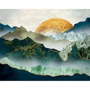 OKESYO mountains 5D DIY Diamond Painting Kits Resin Full Round Home Wall Art