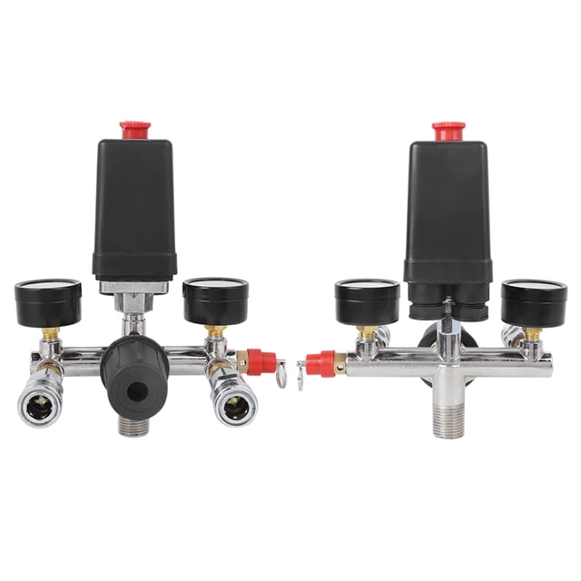 Pressure Control Switch,Air Compressor Bracket Assembly Pressure Valve Manifold Regulator Air Compressor Parts Exceptional Value
